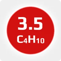 Изобутан (i-C4H10) 3.5 (99,95%) в баллоне 50л (20кг) соединение W21,8х1/14'' LH (DIN1) (с баллоном)